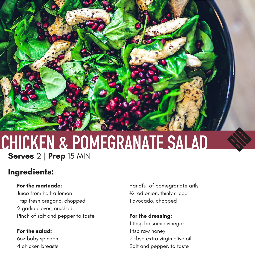 Chicken & Pomegranate Salad