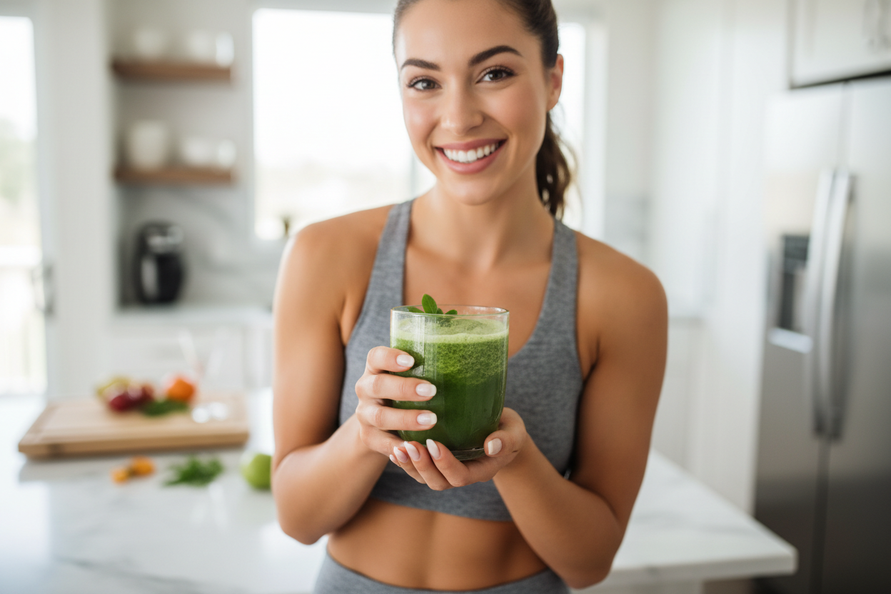 The Super Green blend that powers up your daily performance