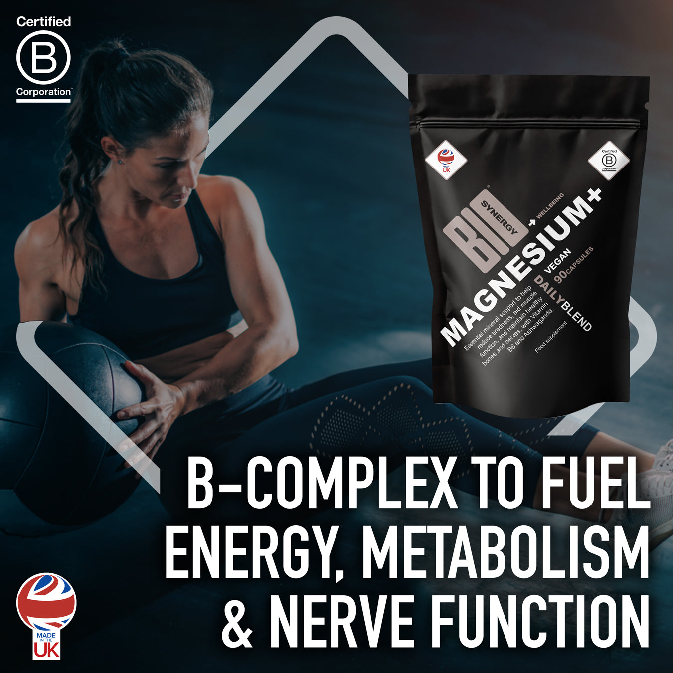 Magnesium + Ashwagandha & B6