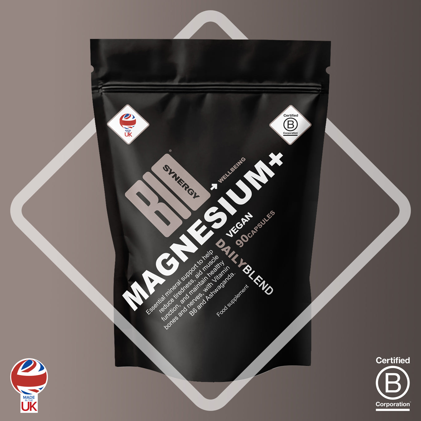 Magnesium + Ashwagandha & B6
